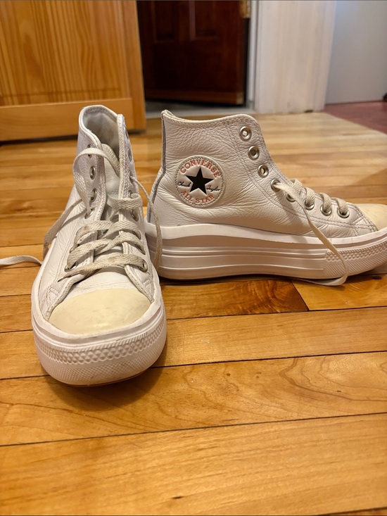 Converse Shoes - Converse Chuck Taylor All Star Lift (platform) – leather upper sneakers size 7.5